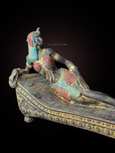 Large Egyptian Queen Cleopatra Statue: Handcrafted Home Decor - Image 1