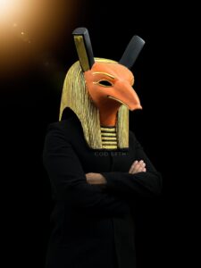 God SETH wearable Mask, God Seth Mask. Egyptian SETH wearable customs, customized Masks are available. - Image 1
