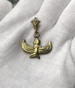 Goddess Isis Pendant, Egyptian Isis Charming pendant, For Inner Strength and Wisdom, Ideal Gift for Spiritual Seekers - Image 1