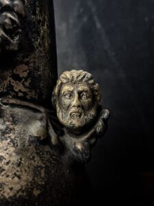 Hand-Carved Ancient Greek God Replica Artifact - Image 1