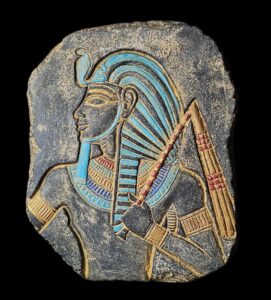 Stone Relief: Ancient Egyptian Pharaonic Art, Mythology Home Decor - Image 1