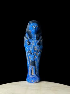 Egyptian vintage Ushabti, Shabti with God Anubis. Egyptian replica artifacts - Image 1