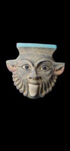Hand Carved God Bes Statue: Egyptian Art Home Decor - Image 1