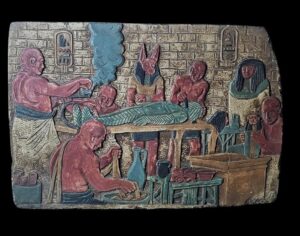 God Anubis mummified King Tutankhamun. - Image 1