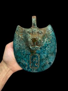 Lioness Goddess Tefnut wall hanging decor - Image 1