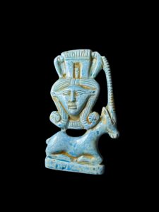 Goddess Hathor with Egyptian deer symbol - Image 1