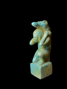 Sobek Statue: Egyptian Crocodile God of the Nile - Image 1