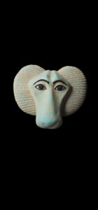 Egyptian Baboon Stone Statue: Museum Replica - Image 1