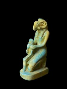 God Horus with Ram head God Khnum made in Egypt - Image 1