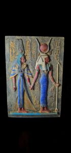 Goddess Hathor Egyptian Temple Relief - Image 1