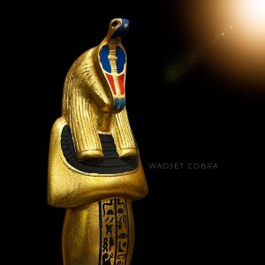 Ancient Egyptian Replica Artifact for Cobra Goddess ,Spiritual Protection Statue, Goddess Meretseger figurine. - Image 1