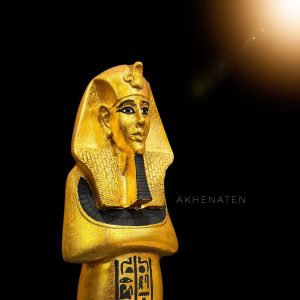 Handmade Egyptian King Akhenaten Statue - Image 1