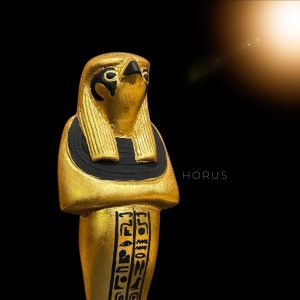 Egyptian God Horus Statue: Falcon God of Sky Art - Image 1