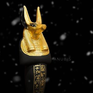 Egyptian God Anubis Statue - Handmade Ancient Egypt Decor - Image 1