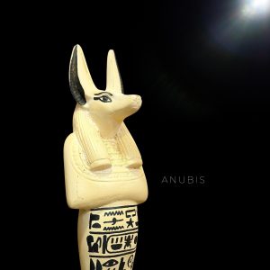 Egyptian God Anubis Statue - Handmade Ancient Egypt Decor - Image 1