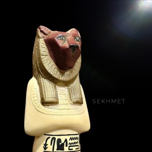 Egyptian Goddess Sekhmet Statue - Made in Egypt - Image 1