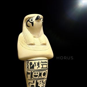 Egyptian God Horus Statue: Falcon God of Sky Art - Image 1