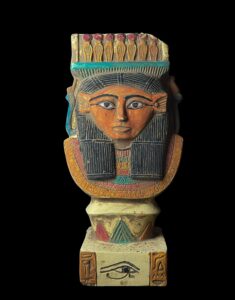 Large Goddess Hathor Statuette, Statue for the Egyptian Goddess Venus - Image 1