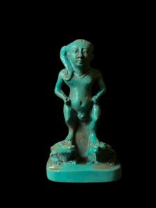 Egyptian Horus Cippus Stele: God Bes Protection Amulet - Image 1