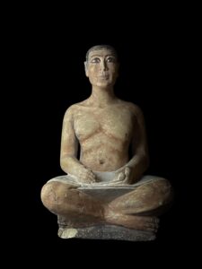 Egyptian Scribe Statue: Ancient Egypt Replica Artifact - Image 1