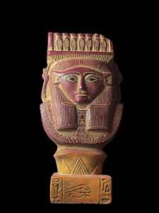 Large Goddess Hathor Statuette, Statue for the Egyptian Goddess Venus - Image 1