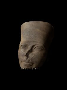 Egyptian Stone King Tutankhamun Head Replica - Image 1