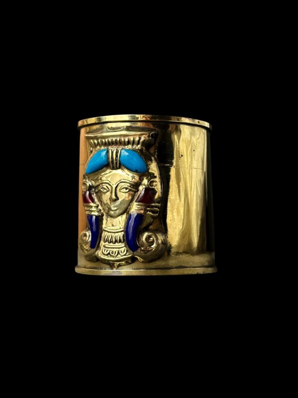 Handcrafted Goddess Hathor Bracelet: Egyptian Jewelry Gift