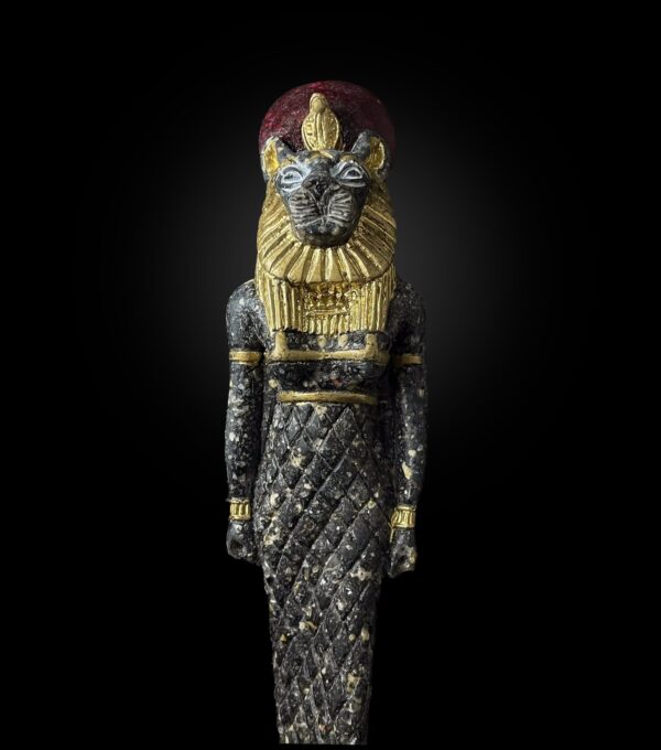 Granite Egyptian Goddess Sekhmet statue.