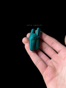 Handcrafted God Seth Amulet: Egyptian God of Chaos Statuette - Image 1