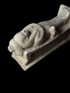 Egyptian Sarcophagus Replica: Ancient Egypt Artifact, Home Decor Statue - Image 1
