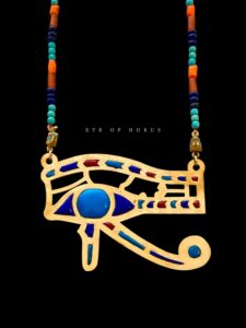 Eye of Horus Pendant Necklace - Ancient Egyptian Pectoral - Image 1