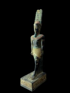Egyptian God Amun Statue: Museum Replica, Creator God - Image 1