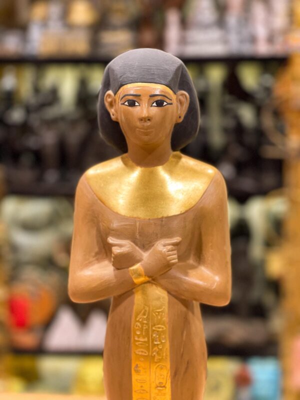 Museum Egyptian King Tutankhamun Statue