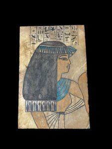 Ancient Egyptian Wall Relief: Handcrafted Egyptian Art - Image 1
