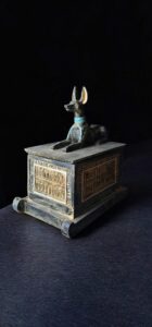 Basalt Stone Anubis Statue: Egyptian God of Afterlife - Image 1