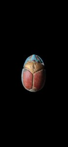 Egyptian Scarab, The decorative Good luck scarab in Ancient Egypt. - Image 1