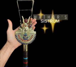 Goddess Hathor Sistrum: Ancient Egyptian Musical Instrument - Image 1