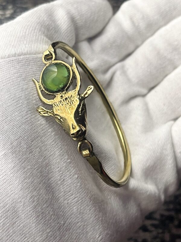 Handcrafted Goddess Hathor Bracelet: Egyptian Jewelry Gift