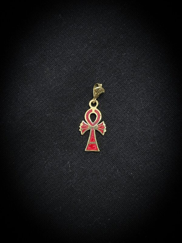 Brass Egyptian Ankh Cross Pendant: Key of Life