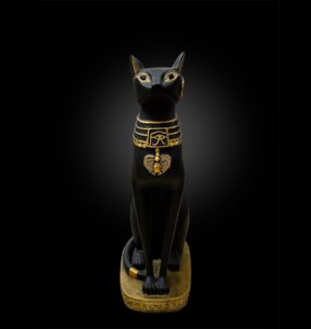 Large Ancient Egyptian Goddess Bastet statue, Home decor statues made in Egypt - Image 1