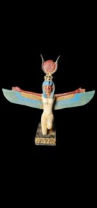 colorful Goddess Isis statue, unique Isis goddess Statue. - Image 1