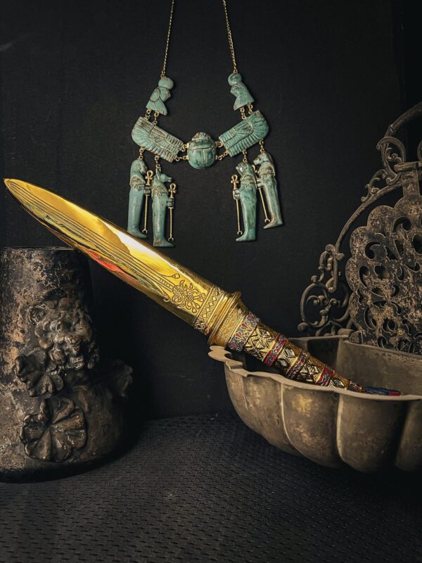 King Tutankhamun Golden Dagger: Egyptian Museum Replica