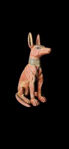 Mini Egyptian God Anubis Bust: Altar Statue - Image 1
