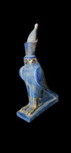 Egyptian God Horus Statue: Basalt Stone Art, Made in Egypt - Image 1