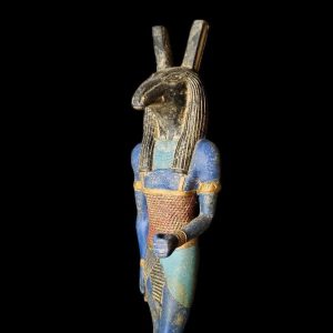 Handcrafted God Seth Statue: Authentic Egyptian Decor - Image 1
