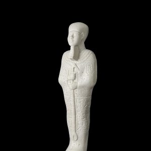 Handcrafted God Ptah Statue: Rose & Black Granite Egyptian Replica - Image 1