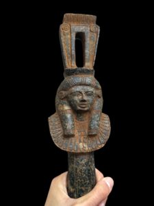 Goddess Hathor Sistrum: Ancient Egyptian Musical Instrument - Image 1