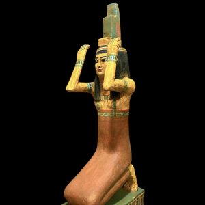 Vintage Goddess Isis statue, unique Isis goddess Statue. - Image 1
