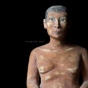 Egyptian Scribe Statue: Authentic Ancient Egypt Replica - Image 1