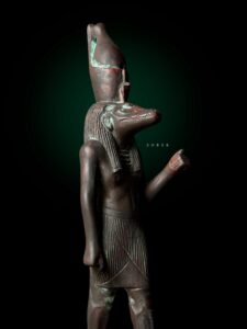 Egyptian God Sobek Statue - Crocodile God of the Nile - Image 1